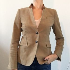 ZARA Camel blazer with Elbow patches